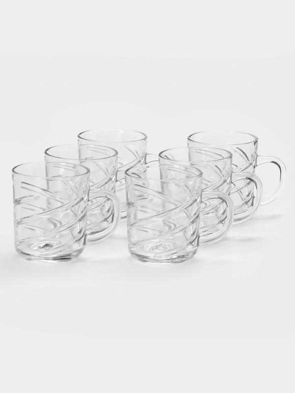 Набор стеклянных кружек Lord-Line, 170 мл, 6 шт.