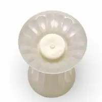 Ваза для цветов, 17 л, d=29 см, h=52 см, пластиковая, белая