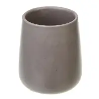 VETTA Стакан для ванной комнаты, 400 мл, 10,4x9x9 см, керамика, "Космос", мокко