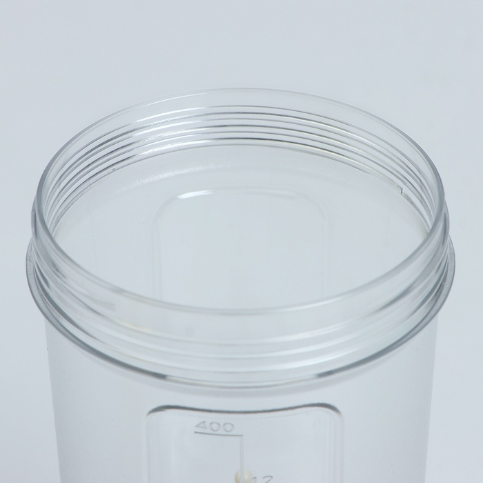 Шейкер спортивный для коктейлей и воды, с мерной шкалой, 400 мл, 9 х 11 х 19.5 см, 500 мАч   1078933