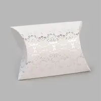 Коробка - подушка самосборная, 9&times;6.5&times;2.5 см, белая