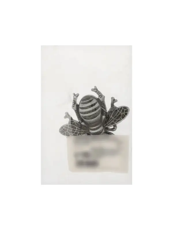 Ручка-кнопка CAPPIO PRO &laquo;Жук&raquo; 59&times;56 мм, цвет старинное серебро