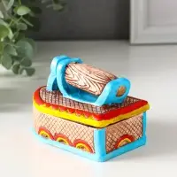 Шкатулка "Утюжок цветной" 7,5х11х7 см Шкатулка "Утюжок цветной" 7,5х11х7 см