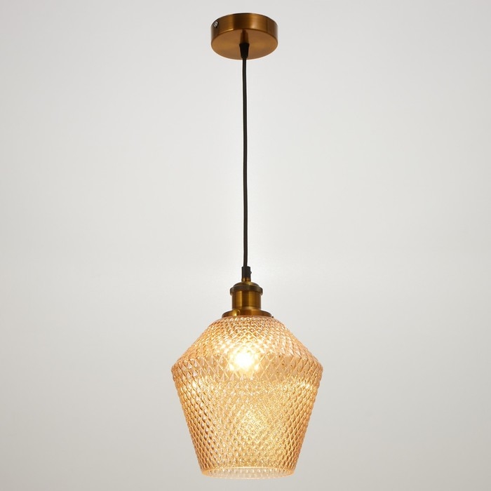 Светильник BayerLux 1387/1 E27 40Вт черный-бронза 21х21х27-127см