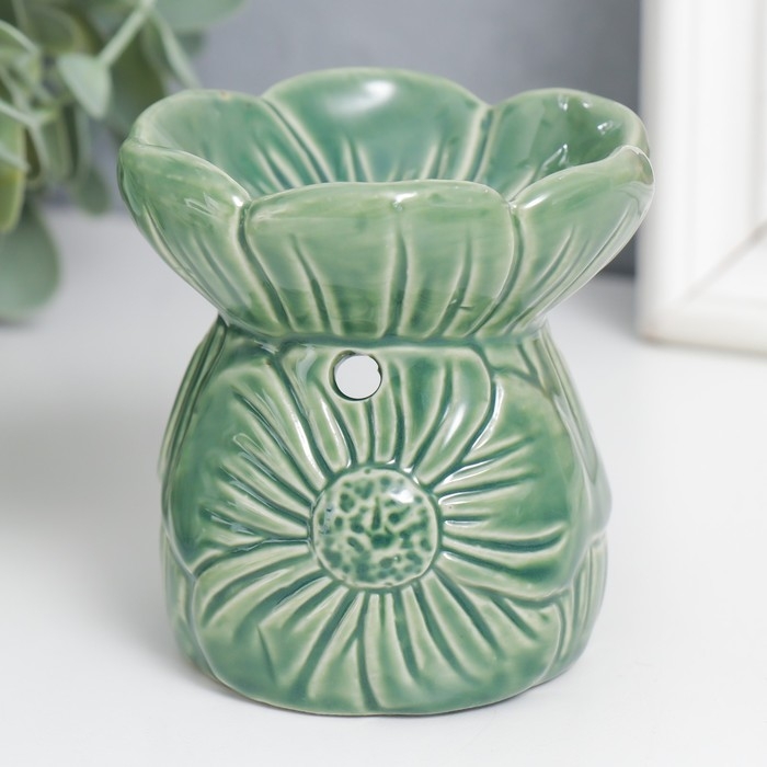 Аромалампа керамика Аромалампа керамика "Нежный цветок" МИКС 8х8х8 см