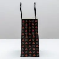 Пакет подарочный новогодний &laquo;Кто плохо себя вёл&raquo;, 22 х 22 х 11 см