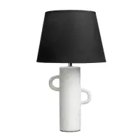 Лампа настольная RISALUX &laquo;Бату&raquo;, E14, 40 Вт, серая, 28&times;28&times;40 см