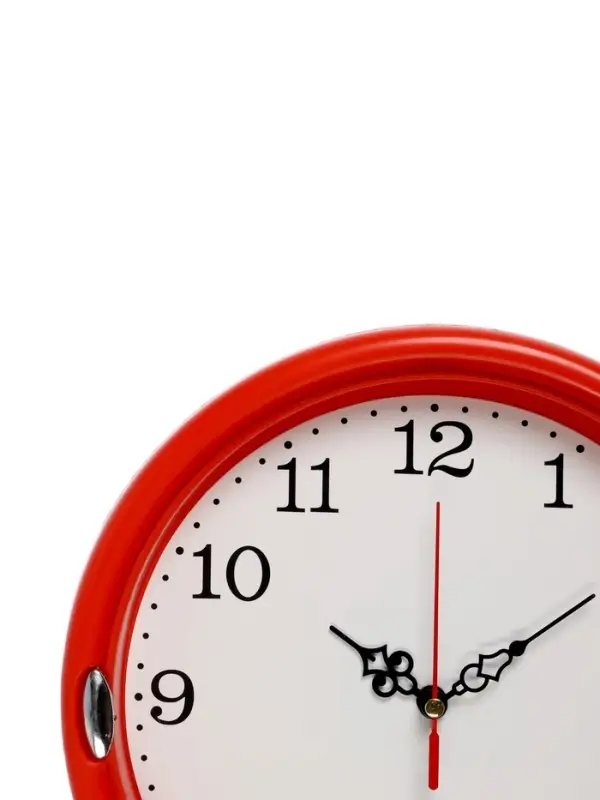 Часы настенные интерьерные &laquo;Соломон&raquo;, плавный ход, d=23 см, красные