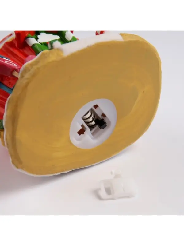 Светодиодная фигура &laquo;Домик из сладостей&raquo; 13&times;12&times;9 см, полистоун, от батареек LR44&times;3, свечение тёплое белое