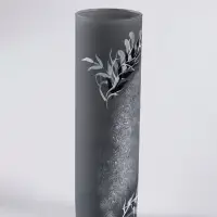 Ваза &laquo;Лоренс&raquo;, h=26 см, стекло, серо-чёрная