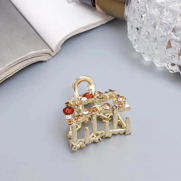 Крабик для волос &laquo;Селена галант&raquo;, дуга, 3 см, золотистый