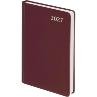 Ежедневник датированный 2027 Attache А5 168л 138x213мм балакрон бордо