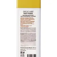 Бальзам‑маска для волос Delicare Fruit Power, восстановление и питание, с манго, 240 мл