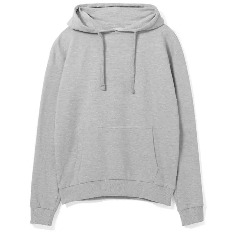 Толстовка с капюшоном Unit Kirenga серый меланж, размер S Толстовка с капюшоном Unit Kirenga серый меланж, размер S