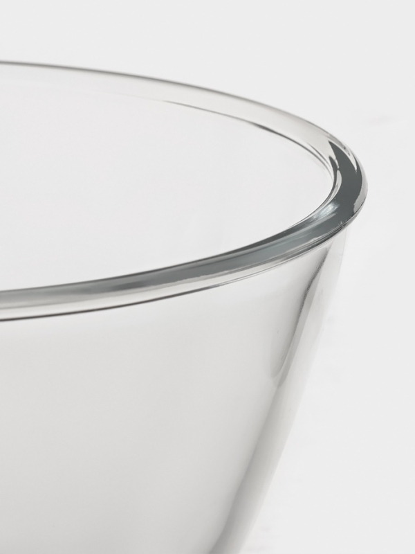 Салатник Simple, цвет прозрачный, 19х9.5 см, 1.6л Салатник Simple, цвет прозрачный, 19х9.5 см, 1.6л