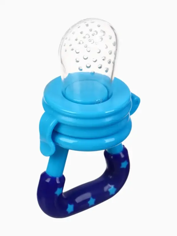 Ниблер для прикорма, с силиконовой сеточкой  Ниблер для прикорма, с силиконовой сеточкой "Сыночек", цвет синий
