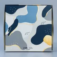 Кондитерская упаковка, коробка с ламинацией «Present», 20 х 20 х 4 см