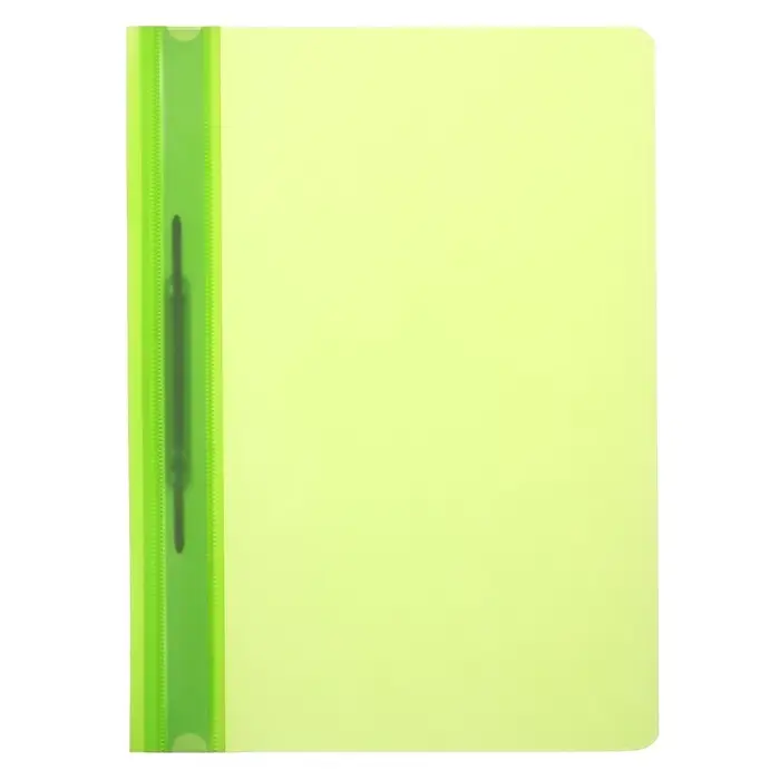 Набор папок-скоросшивателей А4, Calligrata Neon, 160 мкм, 8 штук, МИКС, прозрачный верх