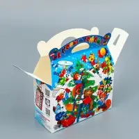 Подарочная новогодняя коробка «Развеселые хлопоты», Баул 22×9×22 см
