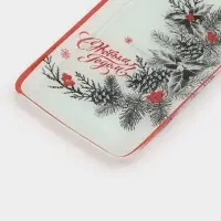 Блюдо сервировочное бутылка "С новым Годом" 34,5х11,5х1,5 см