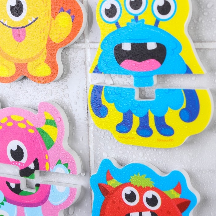 Мягкий пазл для малышей «Монстрики», 10 пазлов, Крошка Я Мягкий пазл для малышей «Монстрики», 10 пазлов, Крошка Я