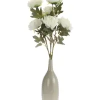 Цветы искусственные &laquo;Пион Лунная река&raquo;, 12&times;85 см, белые