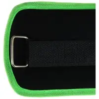 Утяжелители неопреновые ONLYTOP, 2 шт. &times; 0.25 кг, цвет чёрный/салатовый