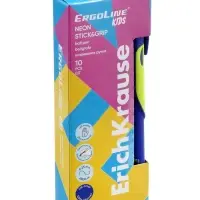 Ручка шариковая Erich Krause Ultra Glide ErgoLine Kids, узел 0.5 мм, синяя, для левшей