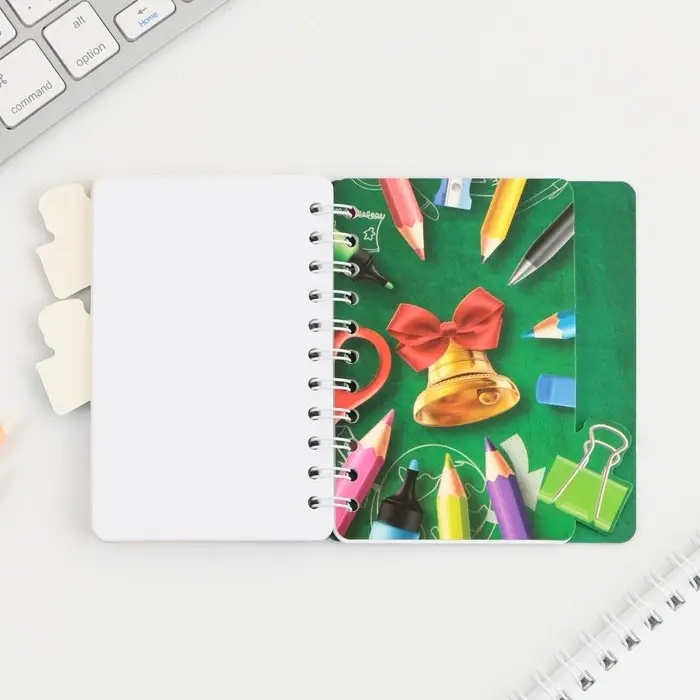 Блокнот с разделителями, А7, 40 л. &laquo;Выпускной:Успехов в учёбе&raquo;