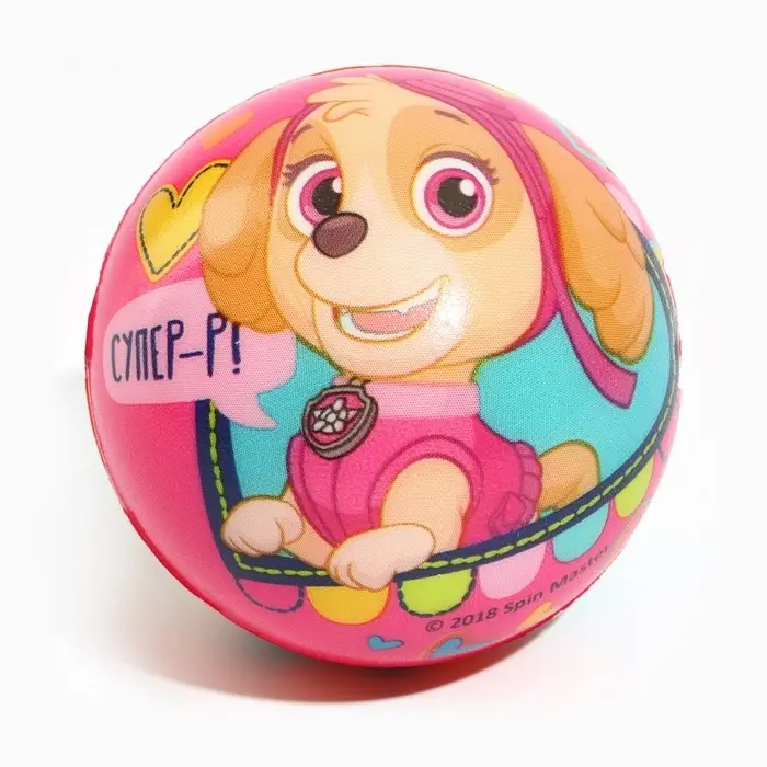 Щенячий патруль. Мягкий мяч Щенячий патруль. Мягкий мяч "Щенки-молодцы!" 6,3 см, МИКС