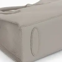 Сумка женская тоут TEXTURA на молнии, 29&times;10&times;25 см, однотонная, серая