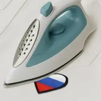 Термоаппликация «Сердце», 7.5×7.5 см, триколор
