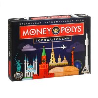 Настольная экономическая игра «MONEY POLYS. Города России», 240 банкнот, 5+