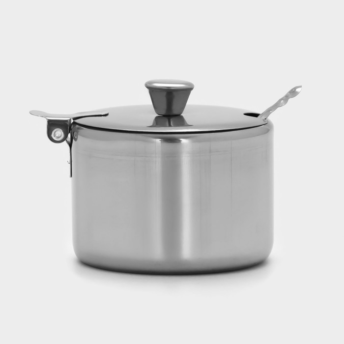 Сахарница из нержавеющей стали «Бьёрн», 200 мл, 7,5×5,4 см Сахарница из нержавеющей стали «Бьёрн», 200 мл, 7,5×5,4 см