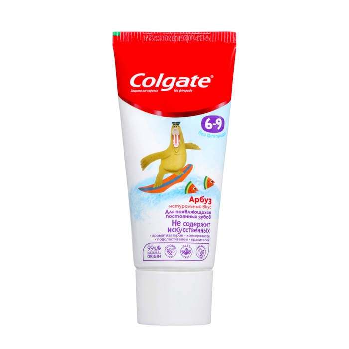 Паста зубная детская Colgate 6-9 лет, со вкусом арбуза, 60 мл
