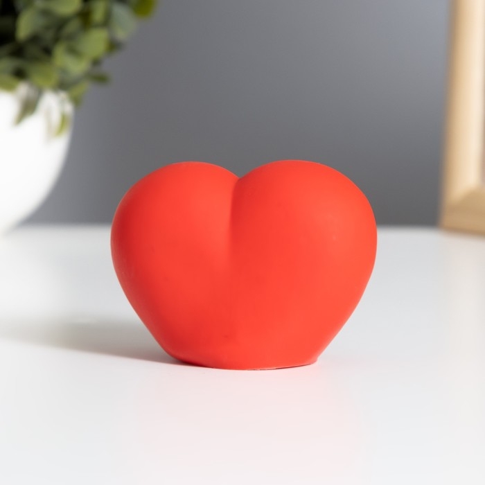 Ночник пластик Ночник пластик "Сердце" 2Вт LED красный 4х7,5х5см