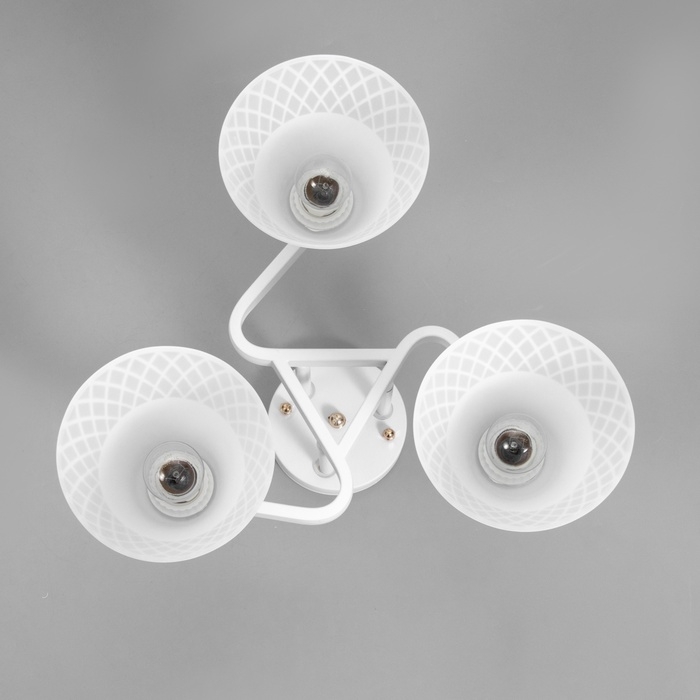 Люстра Люстра "Ронан" 3хЕ27 40Вт белый 48х48х28 см