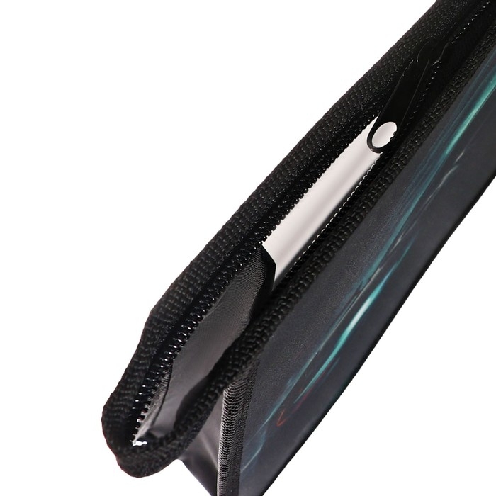 Папка для тетрадей А4, 325 х 230 х 55 мм, молния сверху, пластиковая, ПМ-А4-29 Calligrata Папка для тетрадей А4, 325 х 230 х 55 мм, молния сверху, пластиковая, ПМ-А4-29 Calligrata "Тачка огонь"