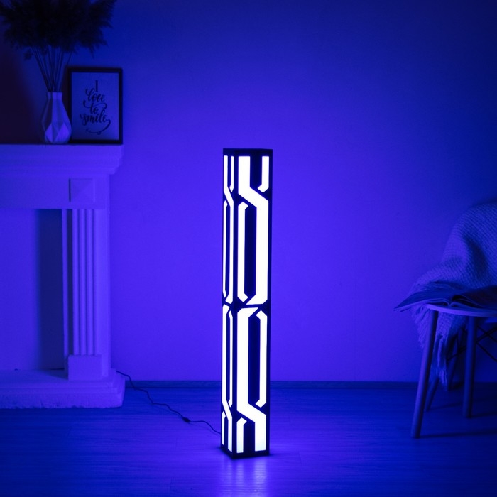 Торшер  Торшер "Рондо" LED 20Вт RGB пульт ДУ черный