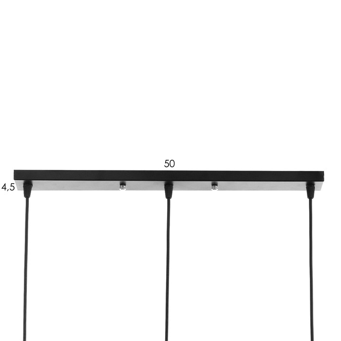 Светильник BayerLux Светильник BayerLux "Румбо"3х Е27 40Вт черный 18х50х12-112см