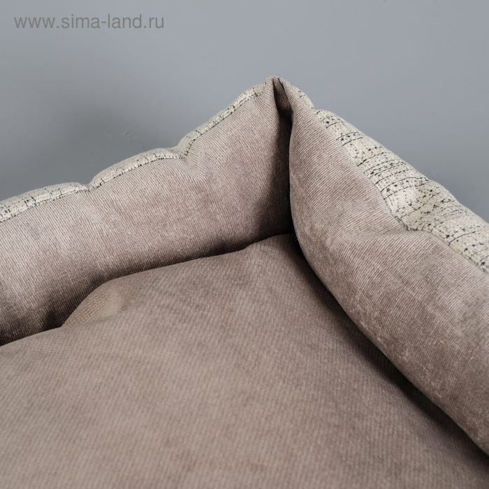 Лежанка-диван с двусторонней подушкой, 53 х 42 х 11 см, микс цветов Лежанка-диван с двусторонней подушкой, 53 х 42 х 11 см, микс цветов