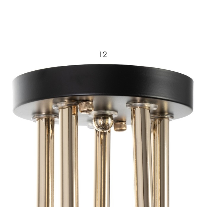 Люстра Люстра "Клео" 5хЕ27 40Вт черный 62х62х24см BayerLux