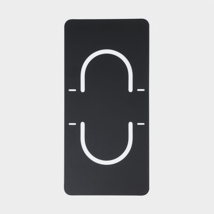 Салфетница Доляна «Трансформер», 10×12 см, чёрная Салфетница Доляна «Трансформер», 10×12 см, чёрная