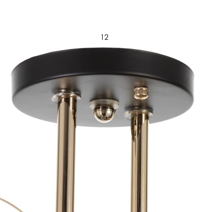 Люстра Люстра "Бруни" 2хЕ27 40Вт черный 42х25х23см BayerLux