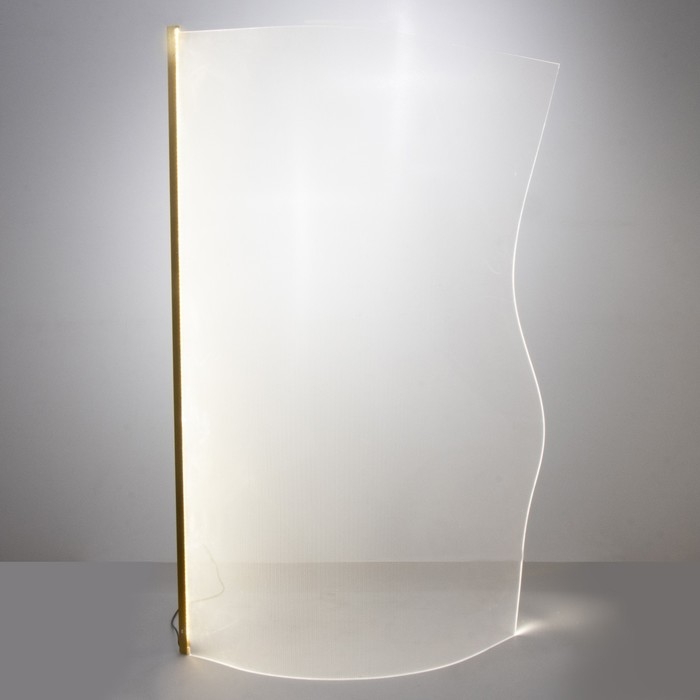 Торшер  Торшер "Аура" LED 28Вт 4000К золото 70х10х120см