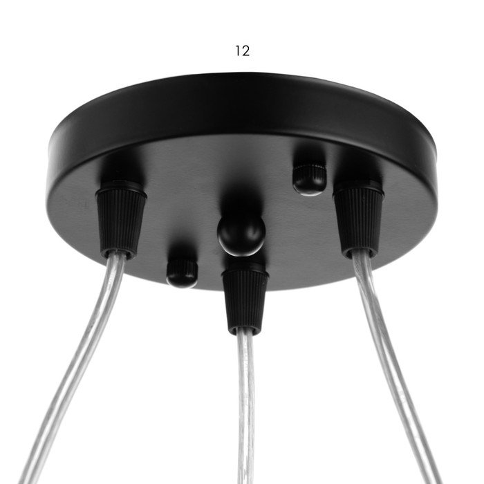 Светильник Светильник "Эйсон" 3хЕ27 40Вт черный 51х51х60 см BayerLux