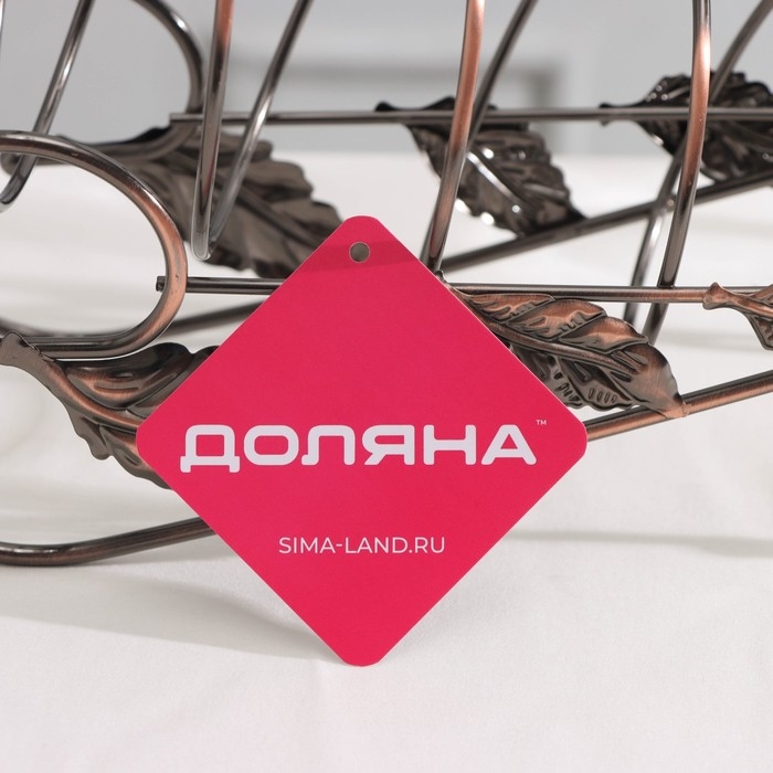 Подставка для бутылки Доляна, 25×10×20 см Подставка для бутылки Доляна, 25×10×20 см