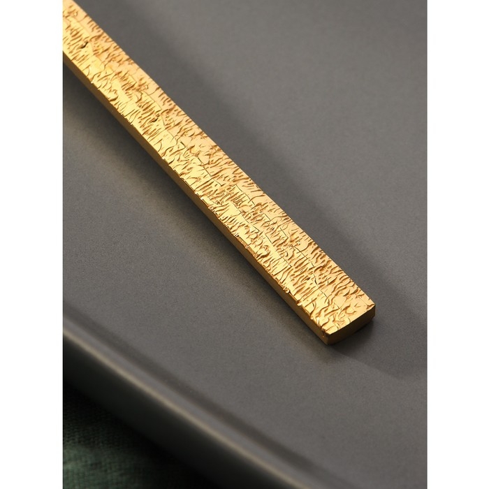 Ложка чайная из нержавеющей стали Magistro «Олин GOLD», длина 16 см, на подвесе, цвет золотой Ложка чайная из нержавеющей стали Magistro «Олин GOLD», длина 16 см, на подвесе, цвет золотой