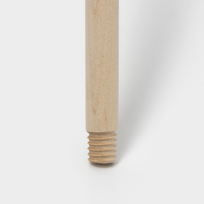 Черенок берёзовый высшего сорта, с еврорезьбой, d=2,2 см, 120 см Черенок берёзовый высшего сорта, с еврорезьбой, d=2,2 см, 120 см