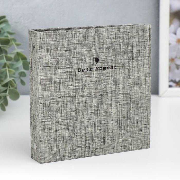 Фотоальбом для фото мини камер 100 фото 6,5х8,5 см Фотоальбом для фото мини камер 100 фото 6,5х8,5 см "Серый" текстиль 3х15х14,5 см